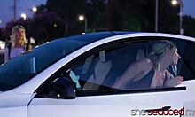 Sheseducedme witchcraft the time traveller in beautiful natural tits roleplay girl on girl pussy tits orgasm cunilingus kissing lingerie