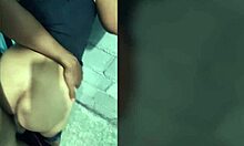 Latina with brown eyes gets fucked against the wall