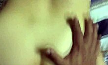 young amateur teen with big butt performing doggystyle at home