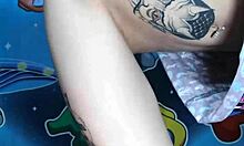 nastya fox fucks herself with dildo, clips clit and nipples