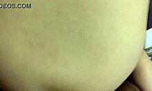 young amateur teen with big butt performing doggystyle at home