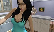 Stepbrothers Fuck Hard Behind Mother-in-Law