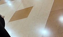 little cutie leaves with a new fan she just met.