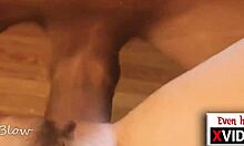 My New Lover Fucks Me Hard with Big Cock in Bareback Creampie