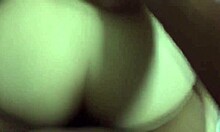 young amateur teen with big butt performing doggystyle at home