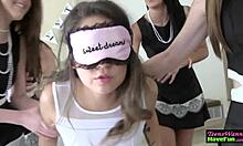 Ever fingered a blindfolded teenage lesbian at a wild party?
