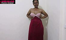 Indian Babe with Big Tits Endures Drooling Humiliation and Ass Play in BDSM Session