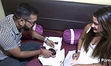 On His Birthday, The Indian Girlfriend Licks And Gets Creampied By Her Boyfriend.