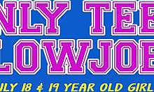 teen 18+ enslaves hard phallus with deepthroat sucking