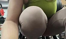 horny teen feels intense pleasure in gym fuck