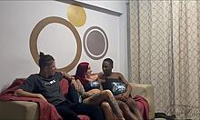 Step Son Brings Friend For Double Penetration