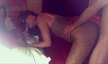 French girl in panthera body gets slammed hard