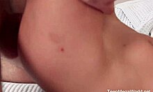 Endlessa Vitality skips algebra for intense sex with her partner. She rides his cock, deepthroats, and takes cum in mouth.