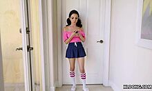 kiley jay finds stepdad sneaking a peek at naughty videos