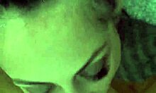 Candie Cross Kneels For Deepthroat Blowjob Leading To Facial Cumshot