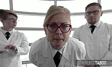 Taboo teen feels intense pleasure from extreme cum facial fetish.