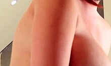 Huge Tits Alexsis Faye Teases in Sexy Lingerie with Her Soft Toy