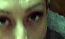 Candie Cross Kneels For Deepthroat Blowjob Leading To Facial Cumshot