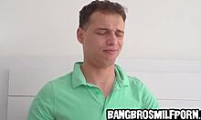 Stepmom Catches Stepson Jerking Off