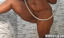 I enjoy shower fun with dildo and head