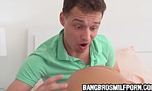 Stepmom Catches Stepson Jerking Off