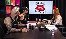 I test the product on my tits with my friend