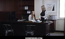 Suggestive Scenario Of Teen Intern And Milf Assistant In Office