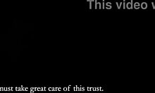 sally submits to face fucking, slapping, and spitting in bondage roleplay