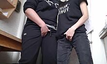 clothed masturbation before studying