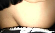 ¡Guau, la hijastra kinky quiere que la empalen duro en perrito creampie al aire libre!