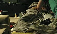 wife gets oiled massage