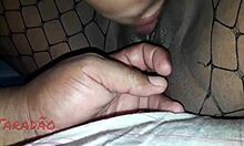 I gave penile massage and cummed in her ass.