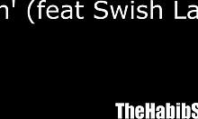 Zada Roze, thick BBW, strips for her husband in the ghetto