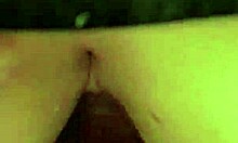 this 18yo teen 18+ rides and gets creampied in homemade video