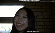 Young Asian Sucks Dick Anal In Public