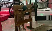 I made my slave give a blowjob, then punished her hard on the rack, watch full on Sheer or Red