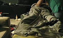 wife gets oiled massage