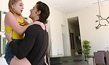 i let the stud plow my tiny 18+ snatch hard. laney grey loves aggressive action in every wild moment.