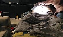 wife gets oiled massage