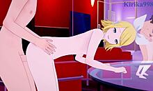 Kagamine Rin and Meiko go wild in Vocaloid hentai action! 🔥