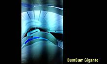 me preparing for my lover in the tanning booth 😏