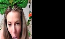 St. Patrick's Day jerk off instructions from a sexy milf in lingerie 🍀