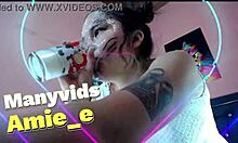 slut destroys his face with a lot of spit full deepthroat