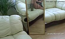 Watersports Blowjob Session with Blonde Michelle Thorne in Pantyhose