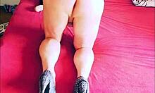 Amateur Transsexual Veronica Plays With Toys Home Alone