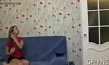 Girlfriend Enjoys Intense Homemade Session