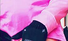 Amateur Transsexual Veronica Plays With Toys Home Alone