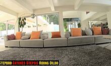 Stepsis Caught with Toy Sucks Stepbro's Cock to Keep Quiet