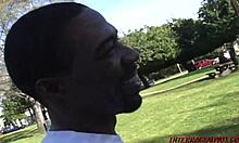 Girl takes two big black cocks 😈