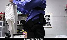 Mall security guard finds opportunity to get close to shoplifter